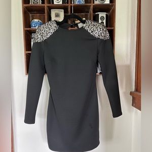 ASOS black dress with sequins